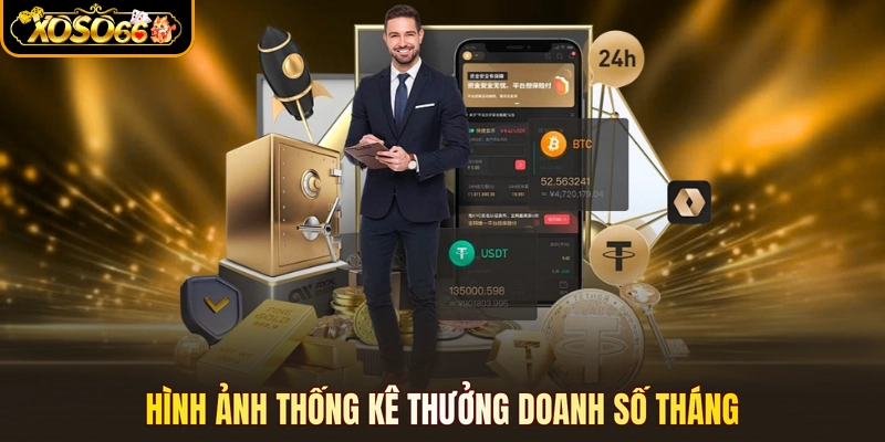 Hình ảnh thống kê thưởng doanh số tháng